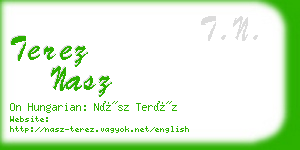 terez nasz business card